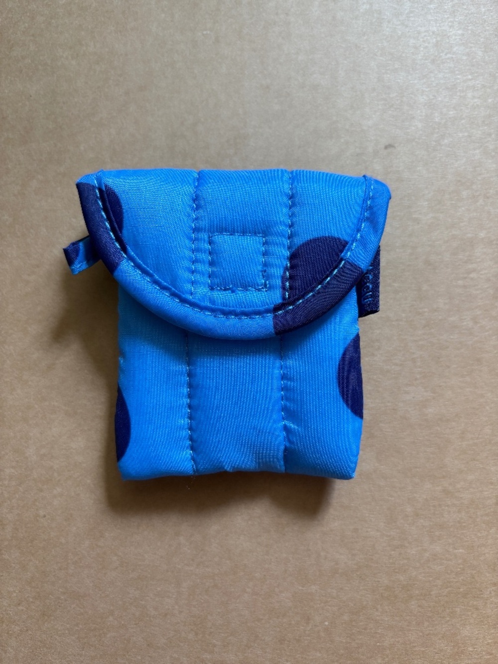 Baggu Blue Polka Dot Puffy EarPod Case